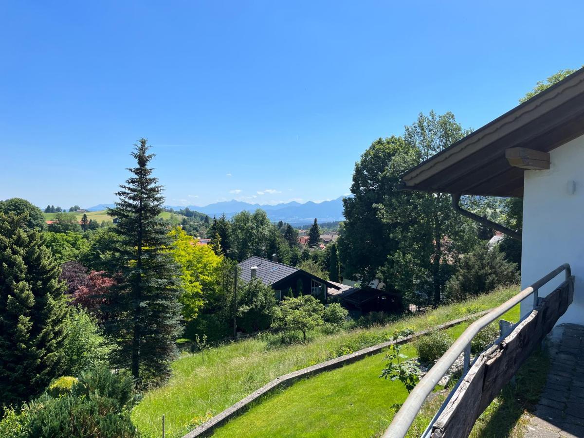 Schoener Ausblick Bad Kohlgrub Buitenkant foto